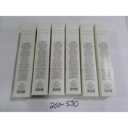 Threshold Taper Candles 24ct Purple 10in NEW Ribbed Unscented Plum 6 Packs of 4