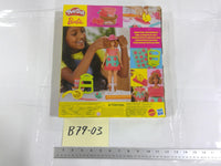 Play-Doh Barbie Florals & Fringe Fashion Playset Doll 5+ Hasbro New Pink Toy
