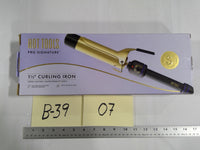Hot Tools Pro Signature Curling Iron 1.5" Barrel Gold Adjustable Heat New