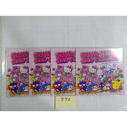 Sanrio Hello Kitty and Friends 2025 Wall Calendar Pink New Graffiti Art 16-Month