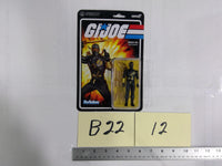 GI Joe Ninja-Ku Cobra Assassin ReAction 3.75in Action Figure Super7 Black
