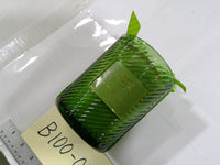 Apple Cinnamon Joy Scented Candle Green Ribbed Glass Jar Large Holiday Decor