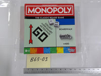 Monopoly The Classic Board Game Hasbro Family Kids 2-8 Players 8+ New Sealed