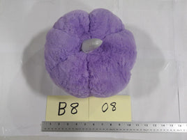 Plush Pumpkin Pillow Stuffed Animal Toy Small Purple Fall Decor Fuzzy Soft