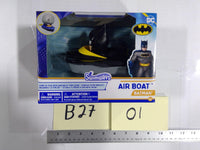 DC Batman SwimWays Air Boat Pool Toy Kids 4+ Bath Water Play Black New Toy