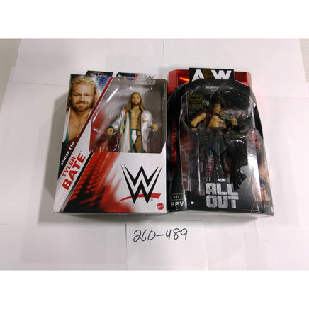 Mattel WWE Elite Tyler Bate & AEW Killswitch Action Figure Lot Series 115 PPV
