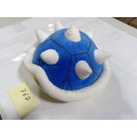 Nintendo Mario Kart Blue Spiny Shell Plush Kids OS Blue Excellent Spiked Shell