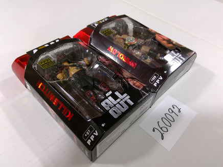 AEW All Out PPV Limited Edition Killswitch Wardlow Wrestling Figure 2-Pack Lot