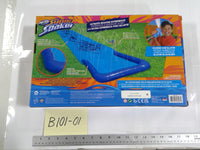 NERF Super Soaker Blast Slider Pool Water Slide Toy Kids 5-12 16ft Blue New