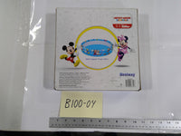 Disney Junior Mickey Mouse Play Pool 48"x10" Kids Ages 2+ Bestway Water Toy New