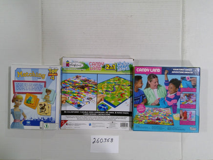 Toy Story 4 Matching Candy Land Chutes Ladders Kids Family Game Lot 3 New Sealed