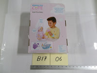 Perfectly Cute Bath Time Baby 14in Doll Towel Starfish New In Box Pretend Play