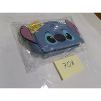Disney Lilo & Stitch Makeup Bag Unisex OS Blue NEW Character Cosmetic Pouch