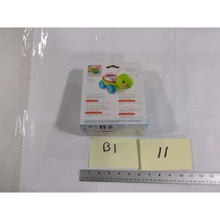 Fisher-Price Poppity Pop Turtle Unisex One Size Green New Push Toy Sensory