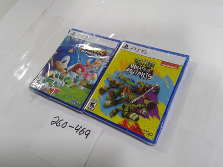 Sonic Superstars TMNT Wrath Of The Mutants Sony PS5 Game Lot New Sealed Family