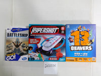 Battleship Grab & Go Hypershot 13 Beavers Family Game Lot 3 New Sealed