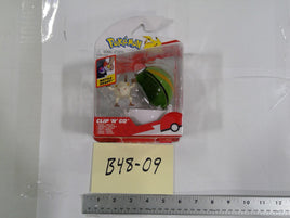 Pokemon Mankey Clip 'N' Go Action Figure Jazwares Poke Ball Green Toy Battle