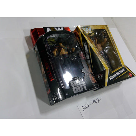 AEW All Out Killswitch WWE Legends Shawn Michaels Figure Lot Jazwares Mattel