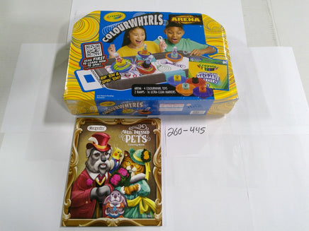 Crayola Colourwhirls Arena Well Dressed Pets Coloring Book Lot 2 New Sealed