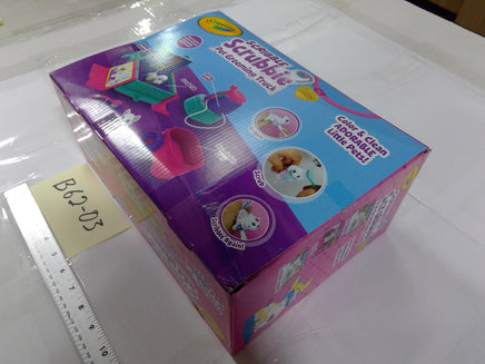 Crayola Scribble Scrubbie Pet Grooming Truck Pets Markers Vehicle Kids Toy New