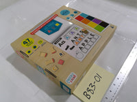 Chuckle & Roar Wooden Stamp Set 47pc 50 Page Activity Book 4+ Kids Toy New