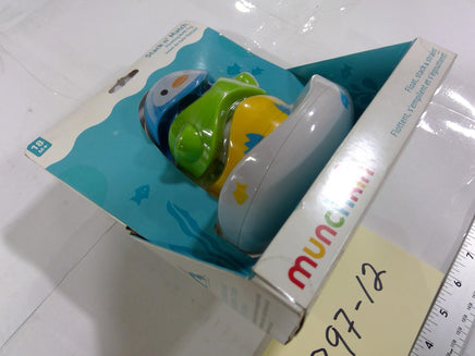 Munchkin Stack N' Match Floating Bath Stacking Toy 18m+ Penguin Boat Blue
