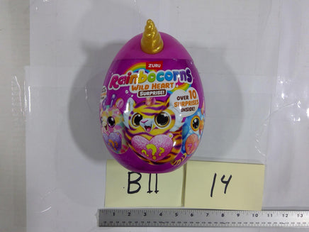 ZURU Rainbocorns Wild Heart Surprise Egg Toy Small Pink 10+ Surprises New