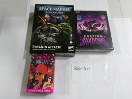 Space Marine Tyranid Attack Casting Shadows Heist Night Game Lot New Sealed
