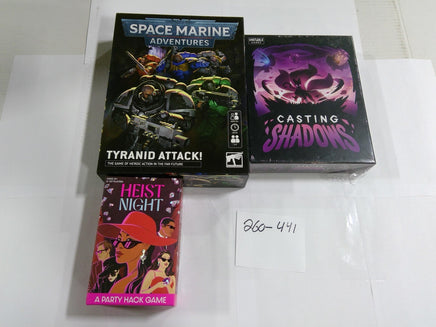 Space Marine Tyranid Attack Casting Shadows Heist Night Game Lot New Sealed