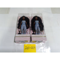 Naturalistas Liya Fashion Doll 11.5" Blue Glitter Jumpsuit NIB Lot of 2