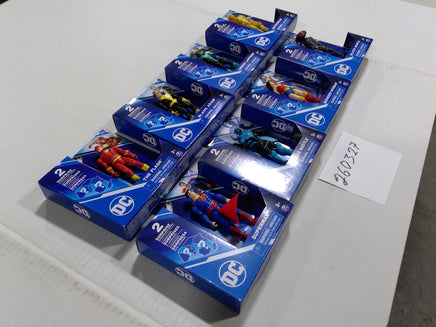 DC Comics Heroes Action Figure Lot 8pc Spin Master Superman Blue Beetle New