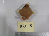 Ami Amis Monkey Plush Toy Small Brown Knitted Stuffed Animal Banana New Toy