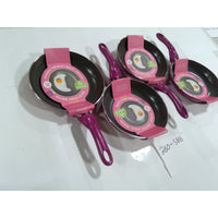 GreenLife Ceramic Nonstick 8in Frypan Purple Induction Ready NEW Set of 4