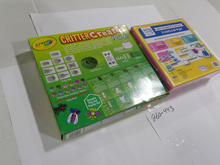 Crayola Buffalo Critter Creator Fossil Kit Dominoes Mexican Train Lot New Sealed