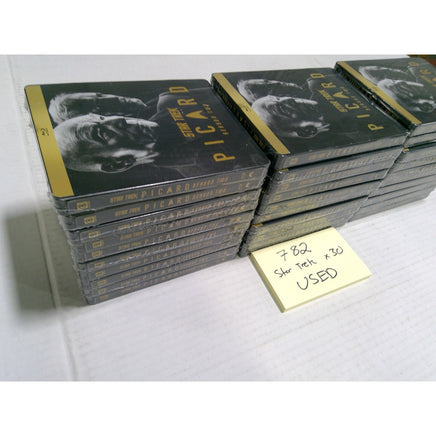 Star Trek Picard Season 2 Blu-ray Steelbook Lot of 30 Used Sci-Fi TV Series