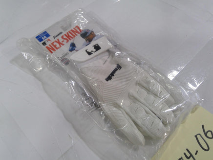 Franklin Nex-Skinz Youth Medium White Baseball Batting Gloves Boys MLB Pair