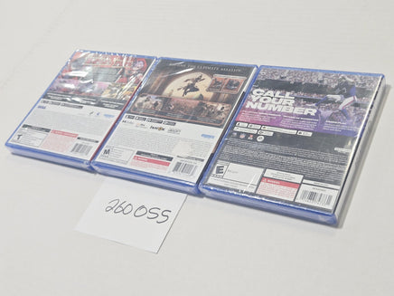 Persona 5 Tactica Assassin's Creed Mirage Madden 24 Sony PS5 Lot New Sealed