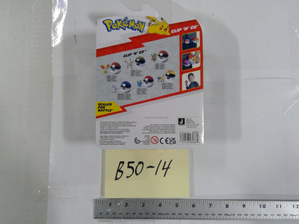 Pokemon Froakie Clip 'N' Go Action Figure Jazwares Poke Ball Blue Toy New