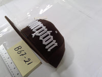 Compton Hat Cap Baseball Fitted Mens One Size Brown City Embroidered Streetwear