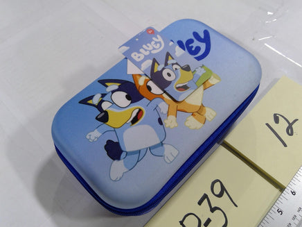 Bluey Hard Shell Pencil Case Kids Zipper Storage Box Blue School Supplies