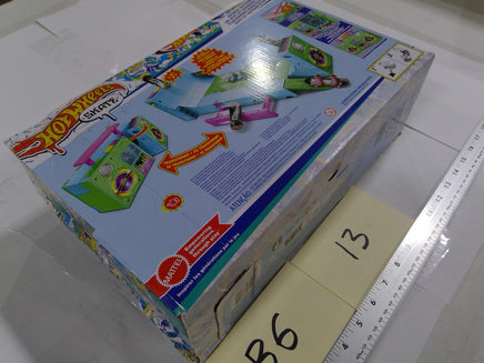 Hot Wheels Skate Boombox Skatepark HW Skate Set 5+ Green Toy Lights Sounds New