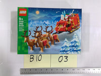 LEGO Santa's Sleigh Set 40499 343 Pieces Christmas Reindeer 9+ Building Toy New
