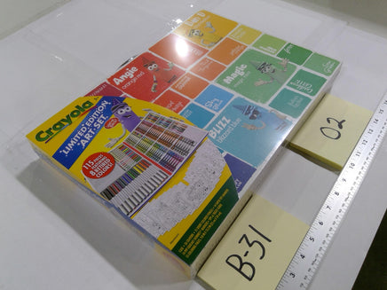 Crayola Limited Edition Art Set 115 Pc 8 Retired Colors Case Crayons Markers Kit
