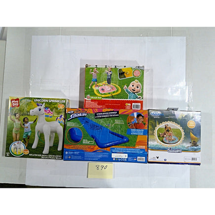 Nerf Disney Cocomelon Water Toy Bundle Kids OS Multicolor New Outdoor Fun Set