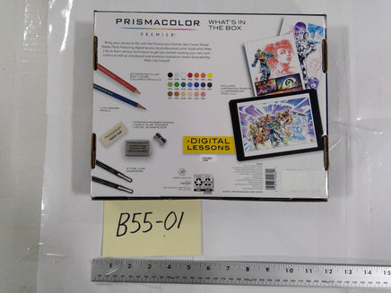 Prismacolor Premier 26ct Mixed Media Comic Art Set Limited Edition Kit Lessons