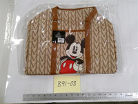 Disney Multicolor 20" Tote Bag Women Mickey Mouse MM Print Faux Leather