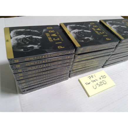 Star Trek Picard Season 2 Blu-ray Steelbook Lot of 30 USED Sci-Fi TV Series
