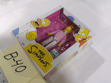 The Simpsons Troy McClure Action Figure JAKKS Pacific Pink Boxed New Toy
