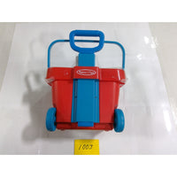 Melissa & Doug Fill & Roll Grocery Basket Kids Unisex OS Red New 11-Piece Set