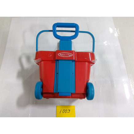 Melissa & Doug Fill & Roll Grocery Basket Kids Unisex OS Red New 11-Piece Set